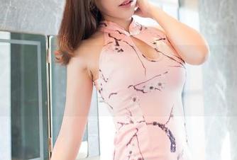 Feilin嗲囡囡 – 施忆佳KITTY的体操服系列，图片里每一帧都是运动的风采